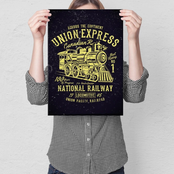 Plakat metalowy Union express