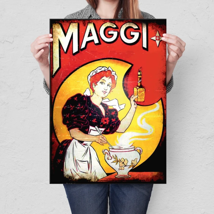 Plakat metalowy Reklama Maggi Prezent