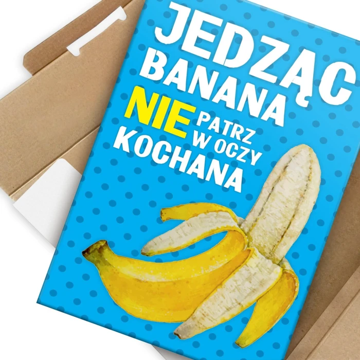 Plakat metalowy Nie patrz w oczy Prezent