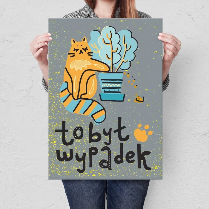 Plakat metalowy To był wypadek Prezent