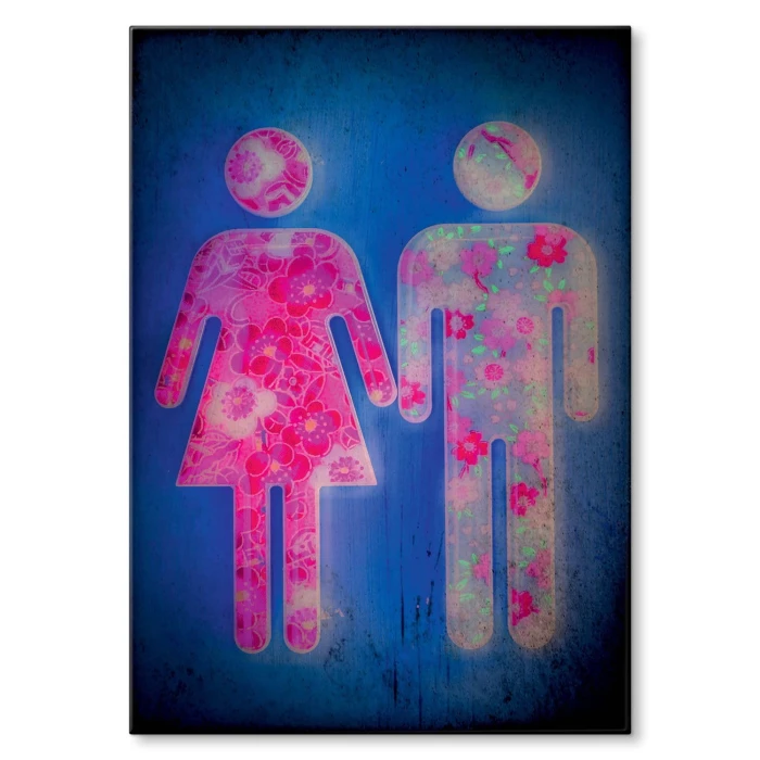 Plakat metalowy Magic couple Prezent