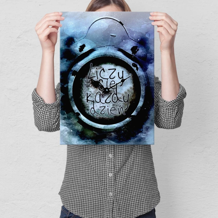 Plakat metalowy każdy dzień vintage Prezent