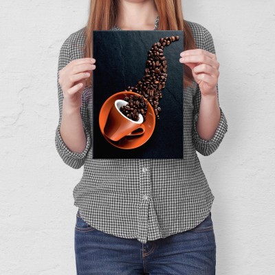 Plakat metalowy Kawa Prezent