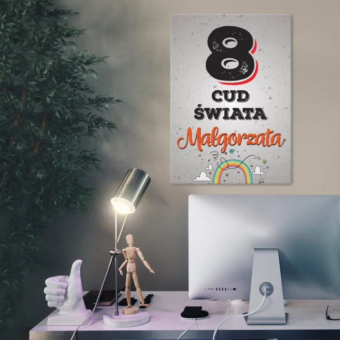 Plakat metalowy Małgorzata Prezent