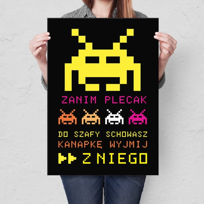 Plakat metalowy Dobra rada Prezent