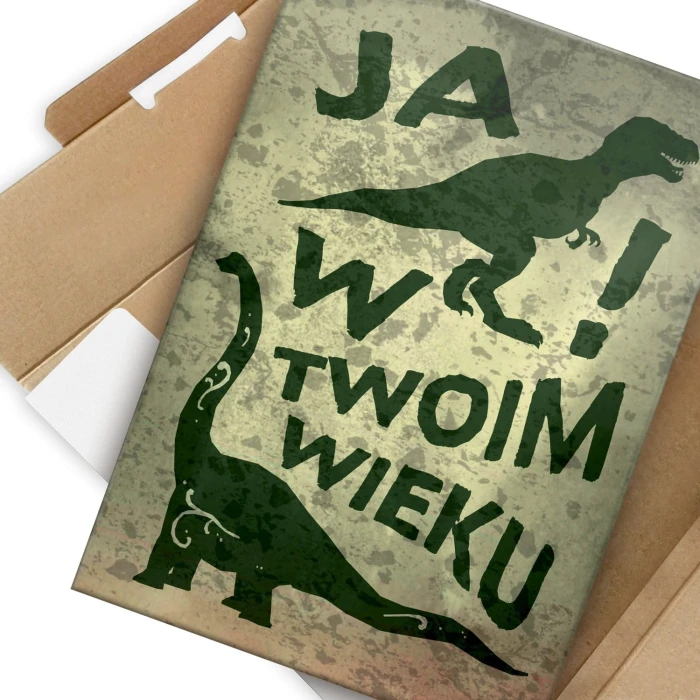 Plakat metalowy W twoim wieku Prezent