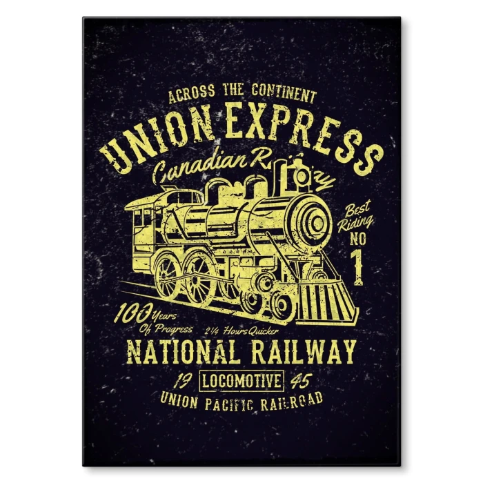Plakat metalowy Union express