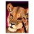 Plakat metalowy Lioness Prezent