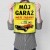Plakat metalowy Mój garaż Fiat 125P Prezent
