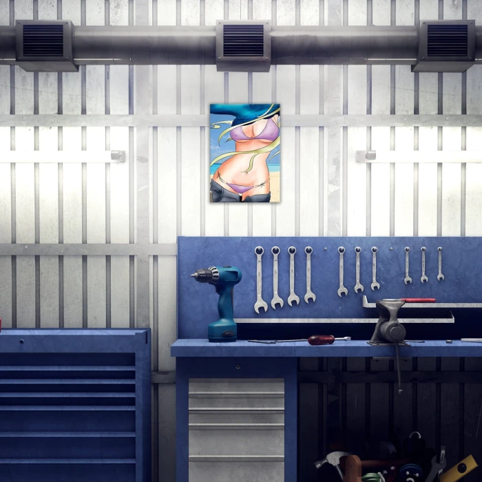 Plakat metalowy Bikini Prezent