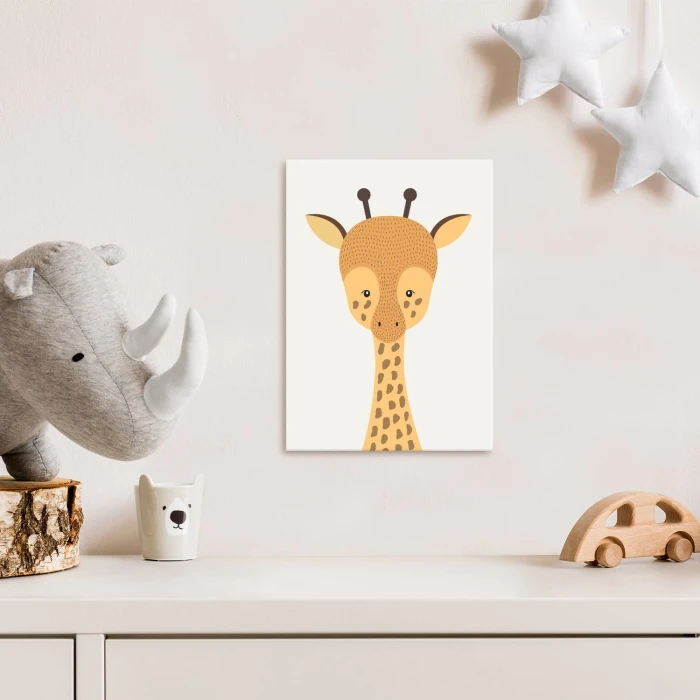 Plakat metalowy Żyrafa Prezent
