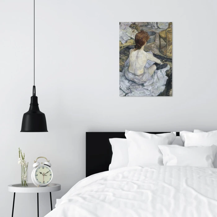 Plakat metalowy Lautrec Kobieta Prezent