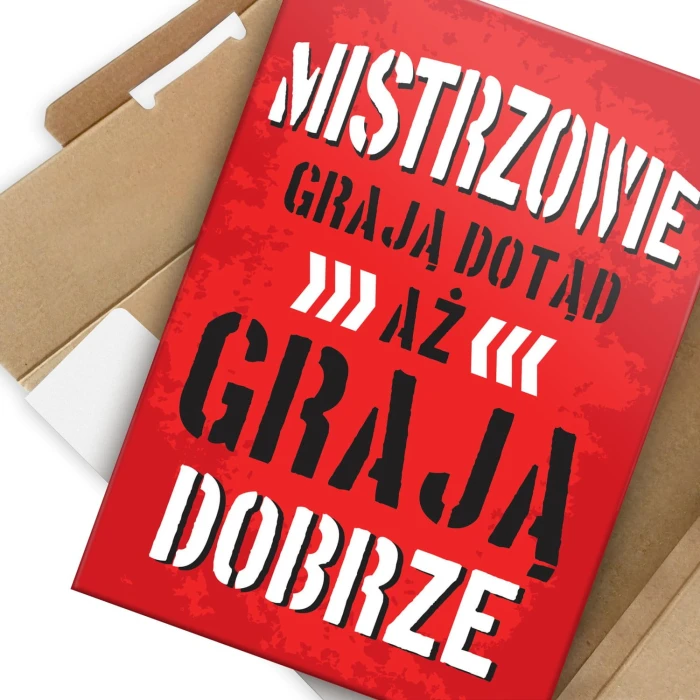 Plakat metalowy Mistrzowie Prezent
