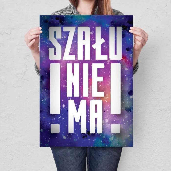 Plakat metalowy Szału nie ma Prezent