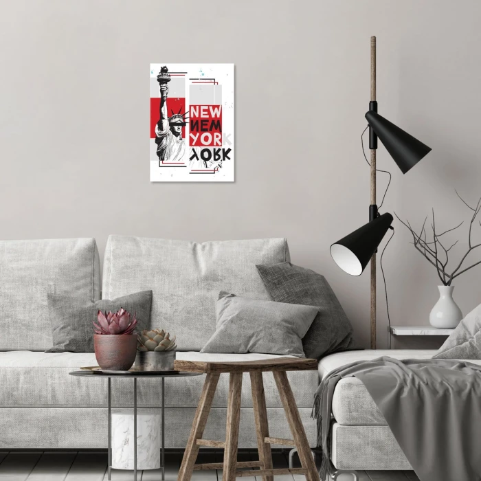 Plakat metalowy New York Nowy Jork Prezent