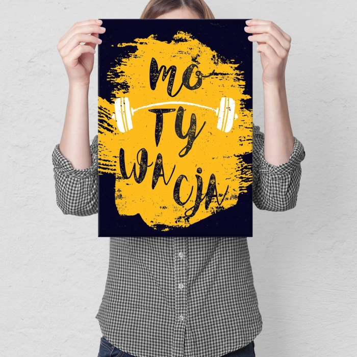 Plakat metalowy Motywacja Prezent