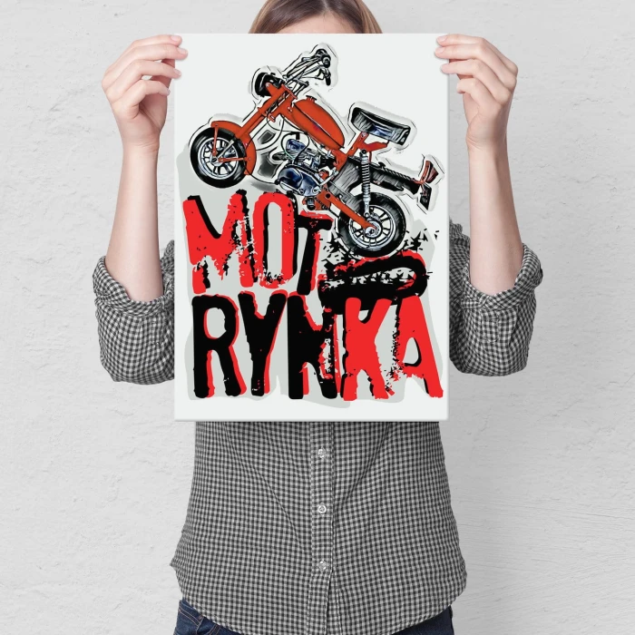 Plakat metalowy Motorynka Prezent