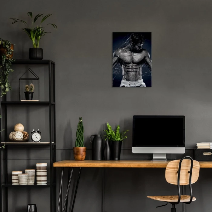 Plakat metalowy Mężczyzna Prezent