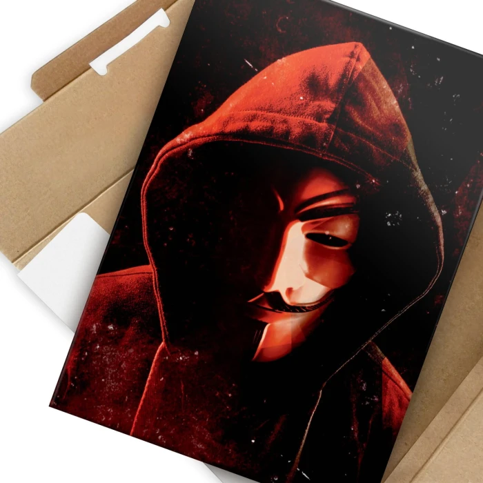 Plakat metalowy Dom z papieru Prezent