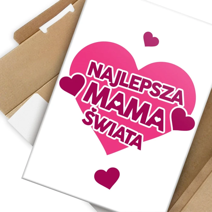 Plakat metalowy Najlepsza mama Prezent