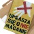 Plakat metalowy Nie macanie Prezent