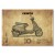 Plakat metalowy Vespa Primavera Prezent