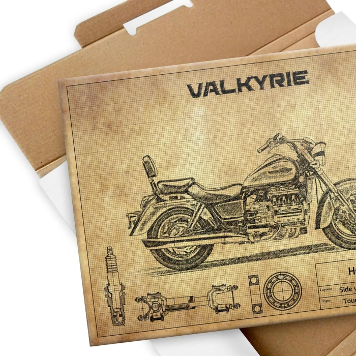 Plakat metalowy Honda Valkyrie Prezent
