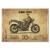 Plakat metalowy Yamaha XSR 700 Prezent