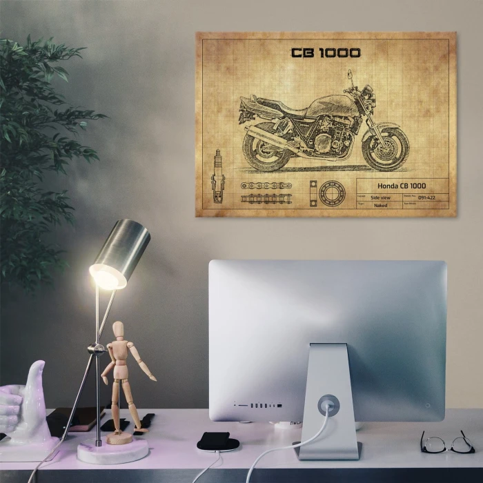 Plakat metalowy Honda CB 1000  Prezent