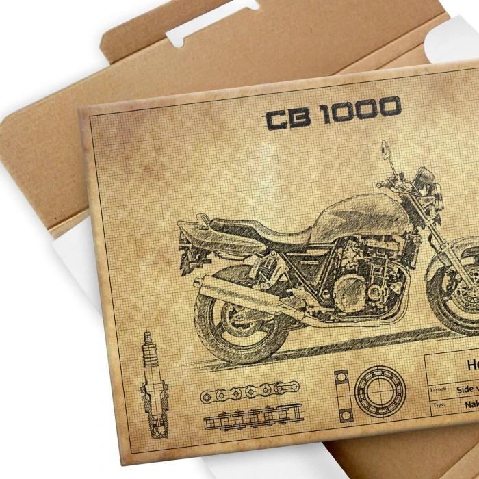 Plakat metalowy Honda CB 1000  Prezent