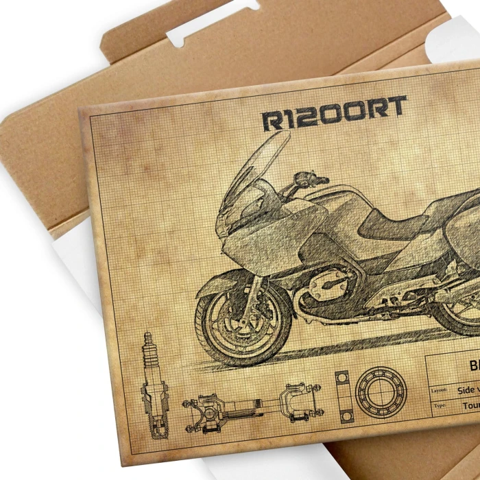 Plakat metalowy BMW R1200 RT Prezent