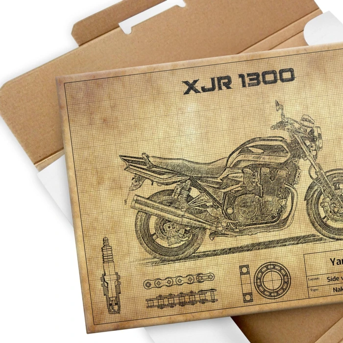 Plakat metalowy Yamaha XJR 1300 Prezent