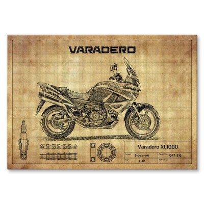 Plakat metalowy Varadero XL1000 Prezent