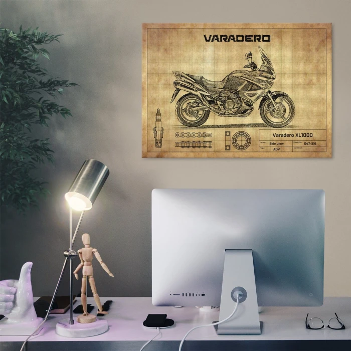 Plakat metalowy Varadero XL1000 Prezent