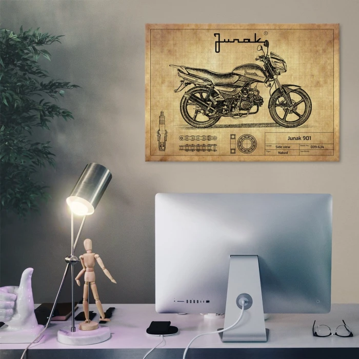 Plakat metalowy Junak 901 Prezent