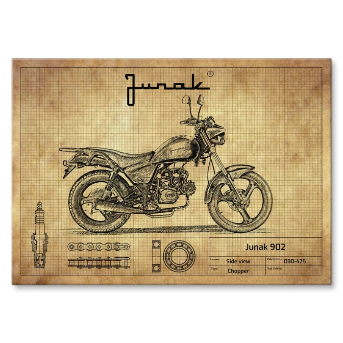 Plakat metalowy Junak 902 Prezent