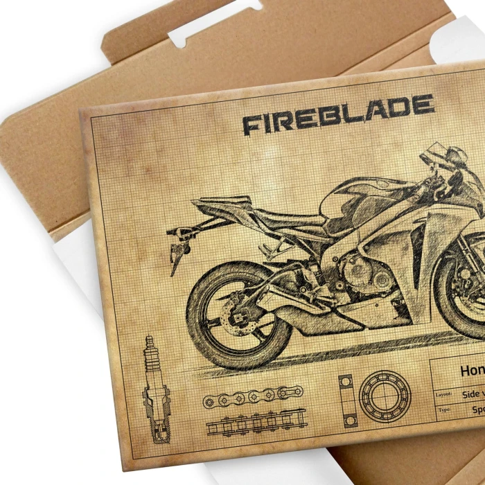 Plakat metalowy Honda CBR 1000 RR Prezent