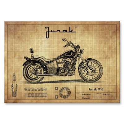 Plakat metalowy Junak M16 Prezent