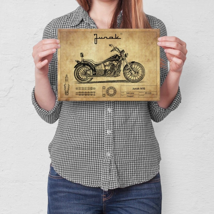 Plakat metalowy Junak M16 Prezent