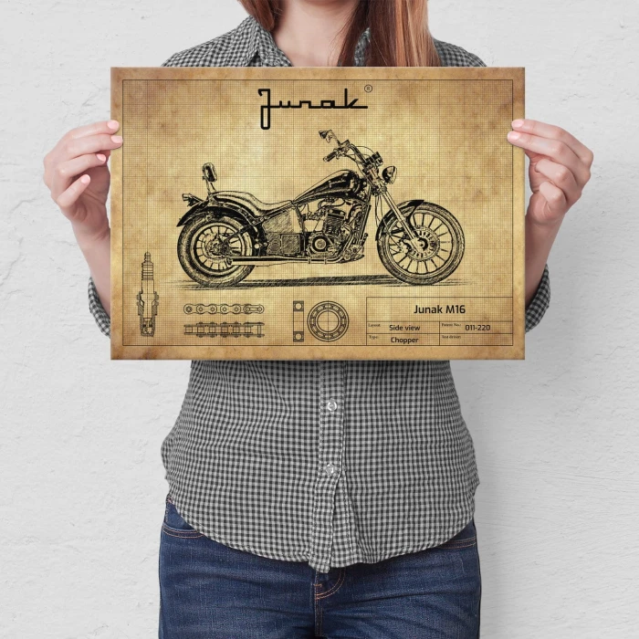 Plakat metalowy Junak M16 Prezent