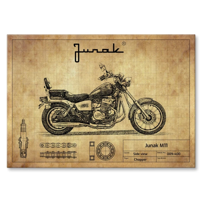 Plakat metalowy Junak M11 Prezent