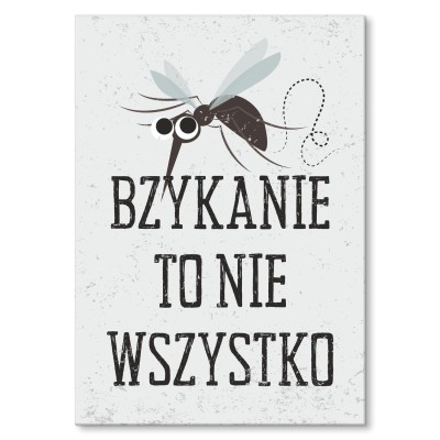 Plakat metalowy Bzykanie to nie wszystko Prezent