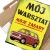 Plakat metalowy Mój warsztat 126p Prezent