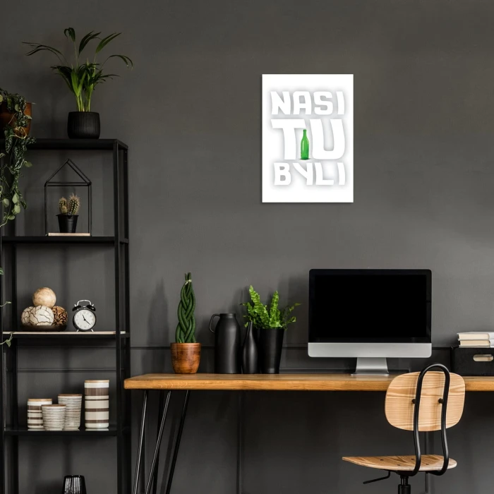 Plakat metalowy Nasi tu byli Seksmisja Prezent