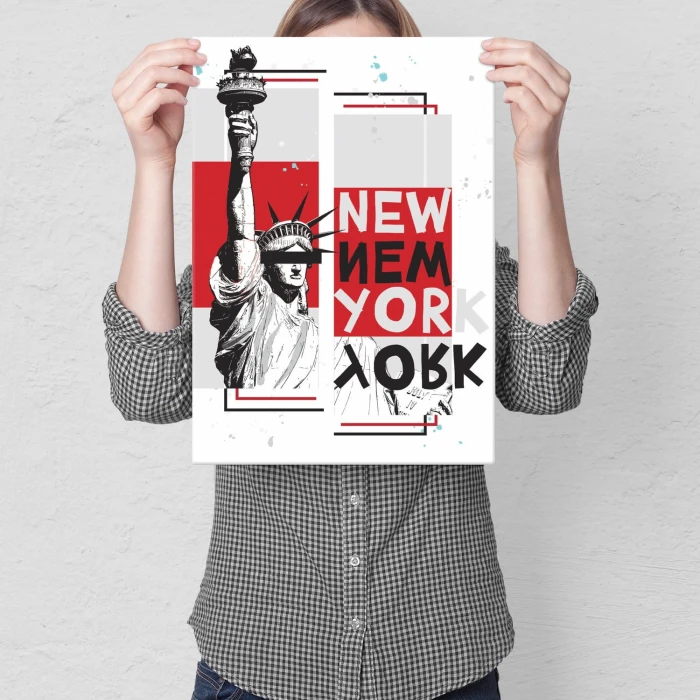 Plakat metalowy New York Nowy Jork Prezent