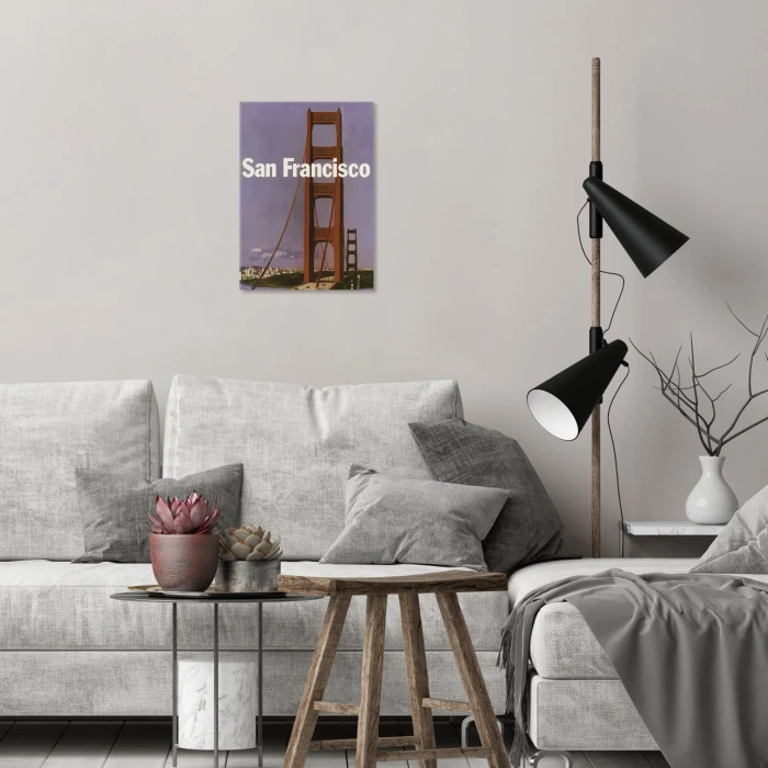 Plakat metalowy San Francisco