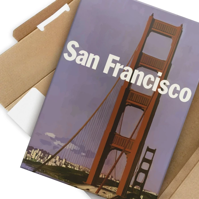 Plakat metalowy San Francisco