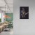 Plakat metalowy Gitarzysta rockowy