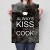 Plakat metalowy Kiss the cook black Prezent