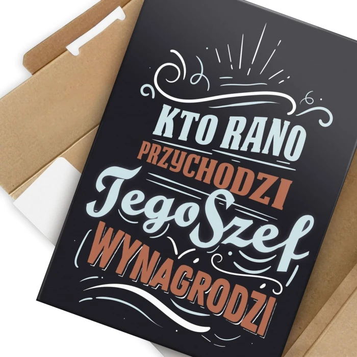Plakat metalowy szef wynagrodzi
